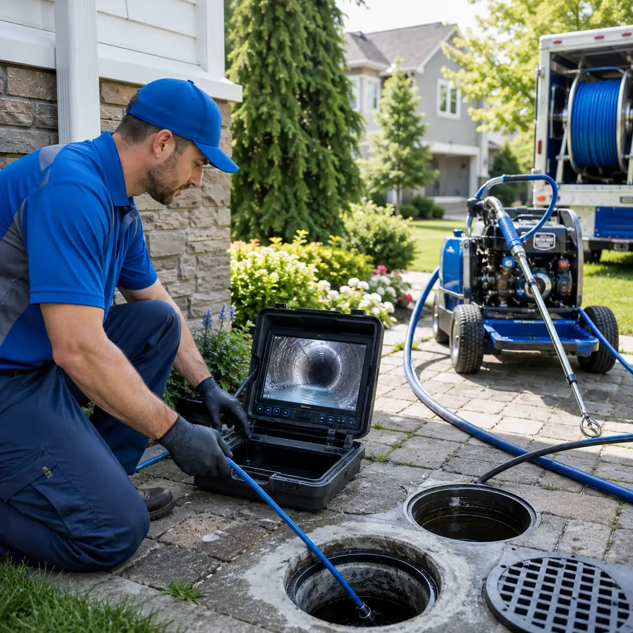 Outdoor drain cleaning professionals serving Holiday, FL